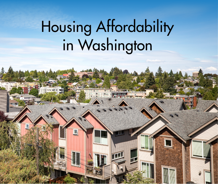 Townhomes in Seattle residential neighborhood.