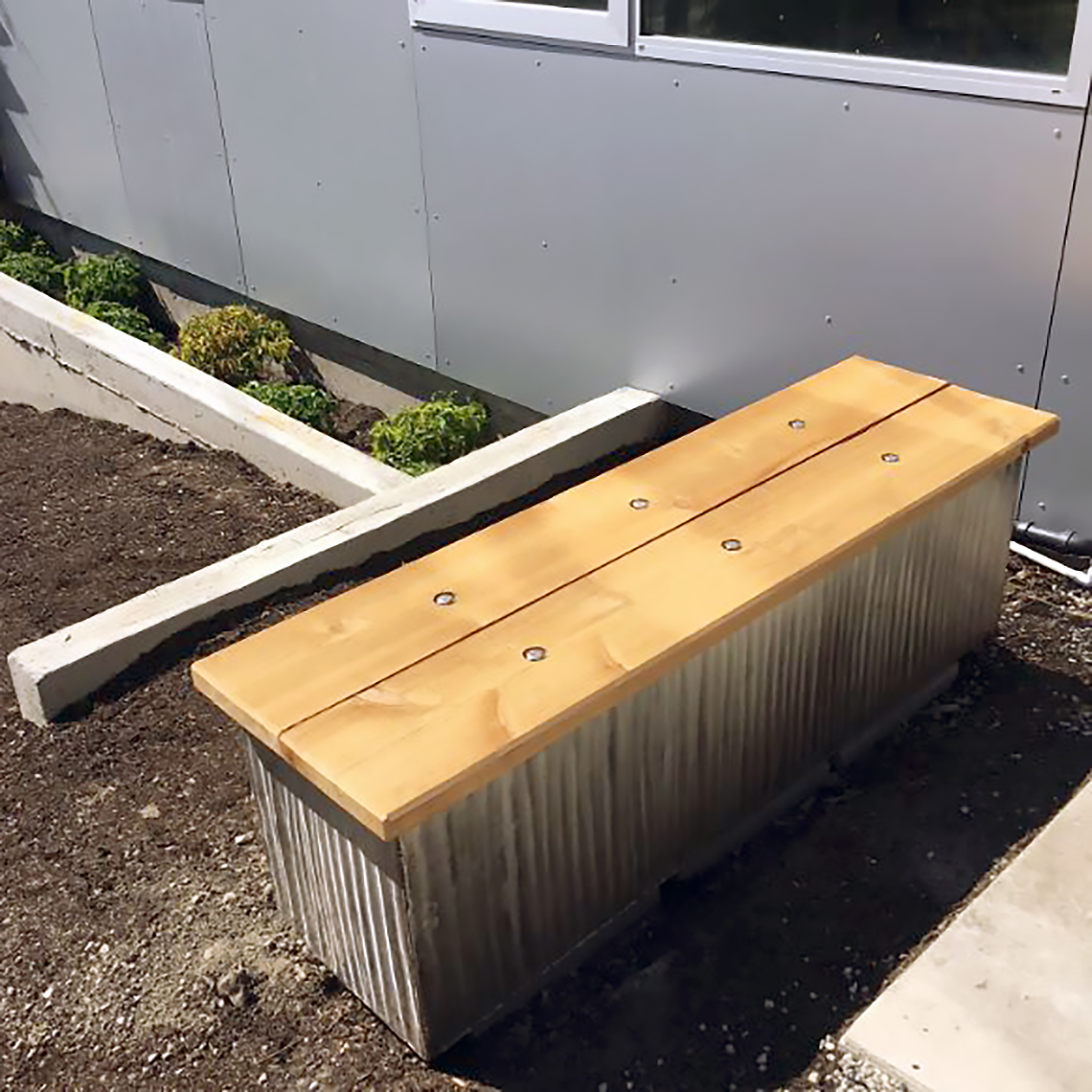 Build LLC 602 Flats reclaimed bench material