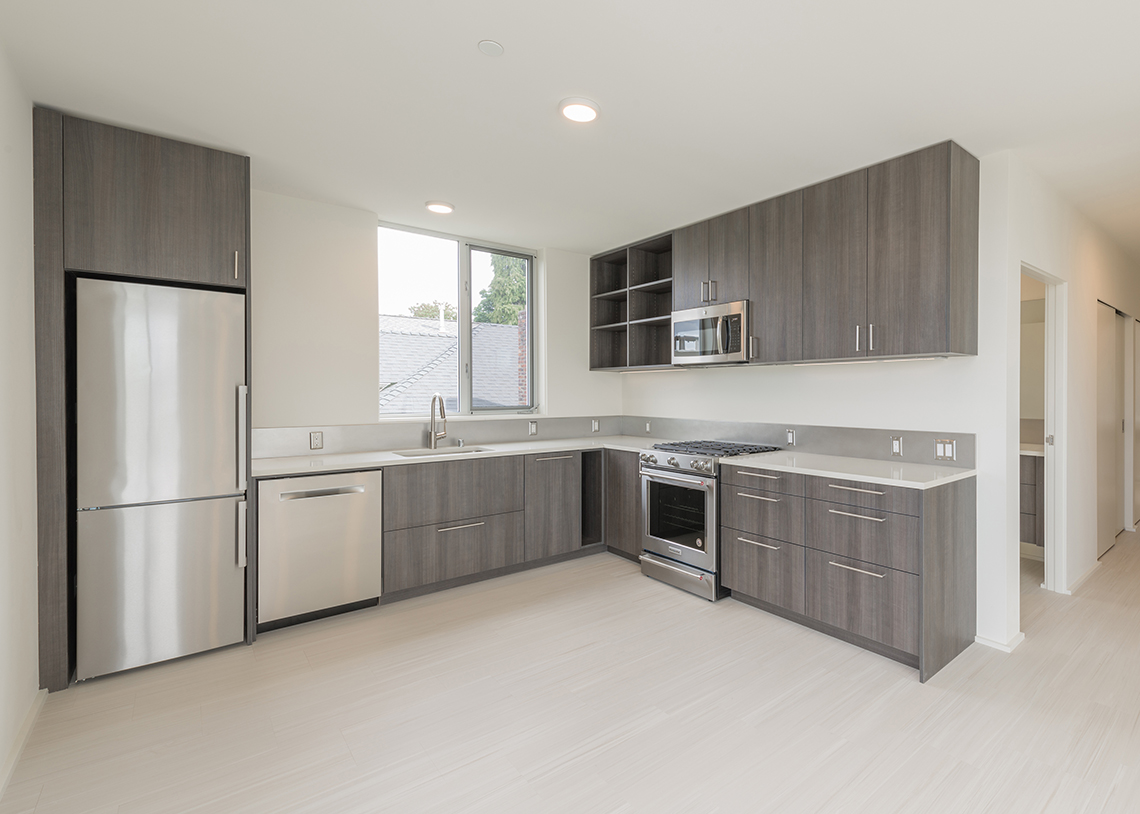 Build LLC 602 Flats kitchen, © Andrew van Leeuwen