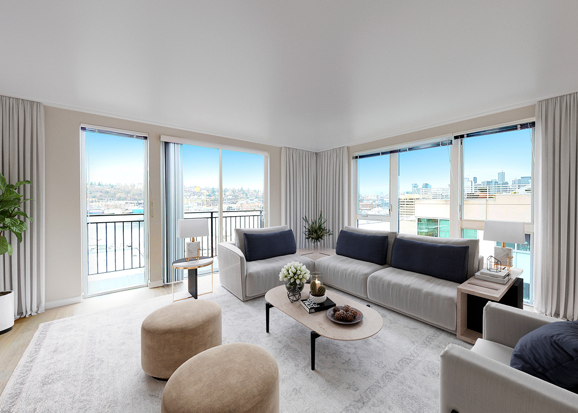 Stream Dexios Built Green 4-Star SLU apartment living room