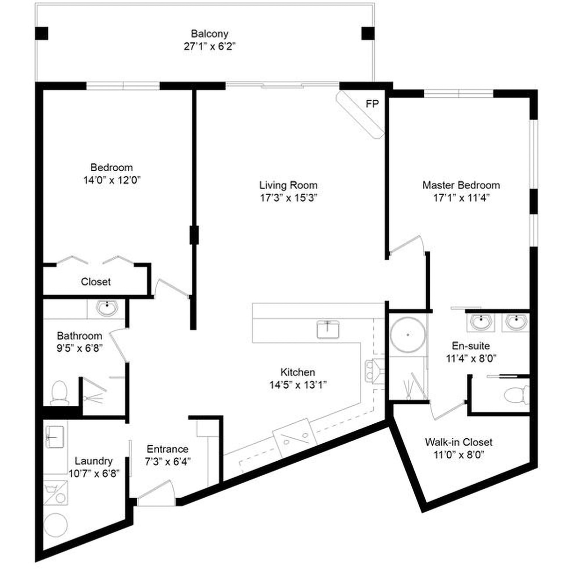 McGraw Built Green 4-Star Seattle condo remodel floor plan