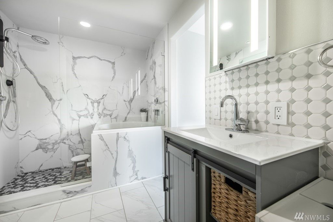 McGraw Built Green 4-Star Seattle condo remodel bathroom