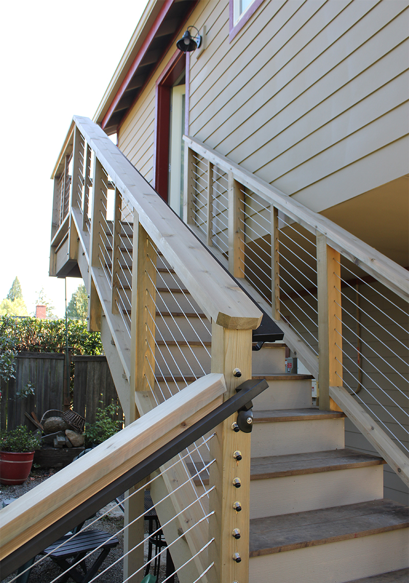 Targa Homes 5-Star Seattle DADU outdoor stairs