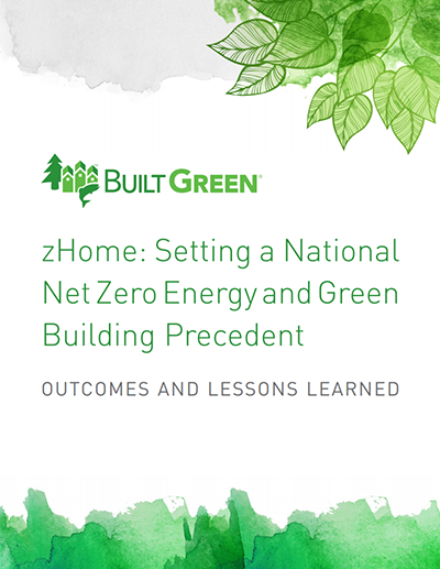 zHome: Setting a National Net Zero Energy and Green Building Precedent